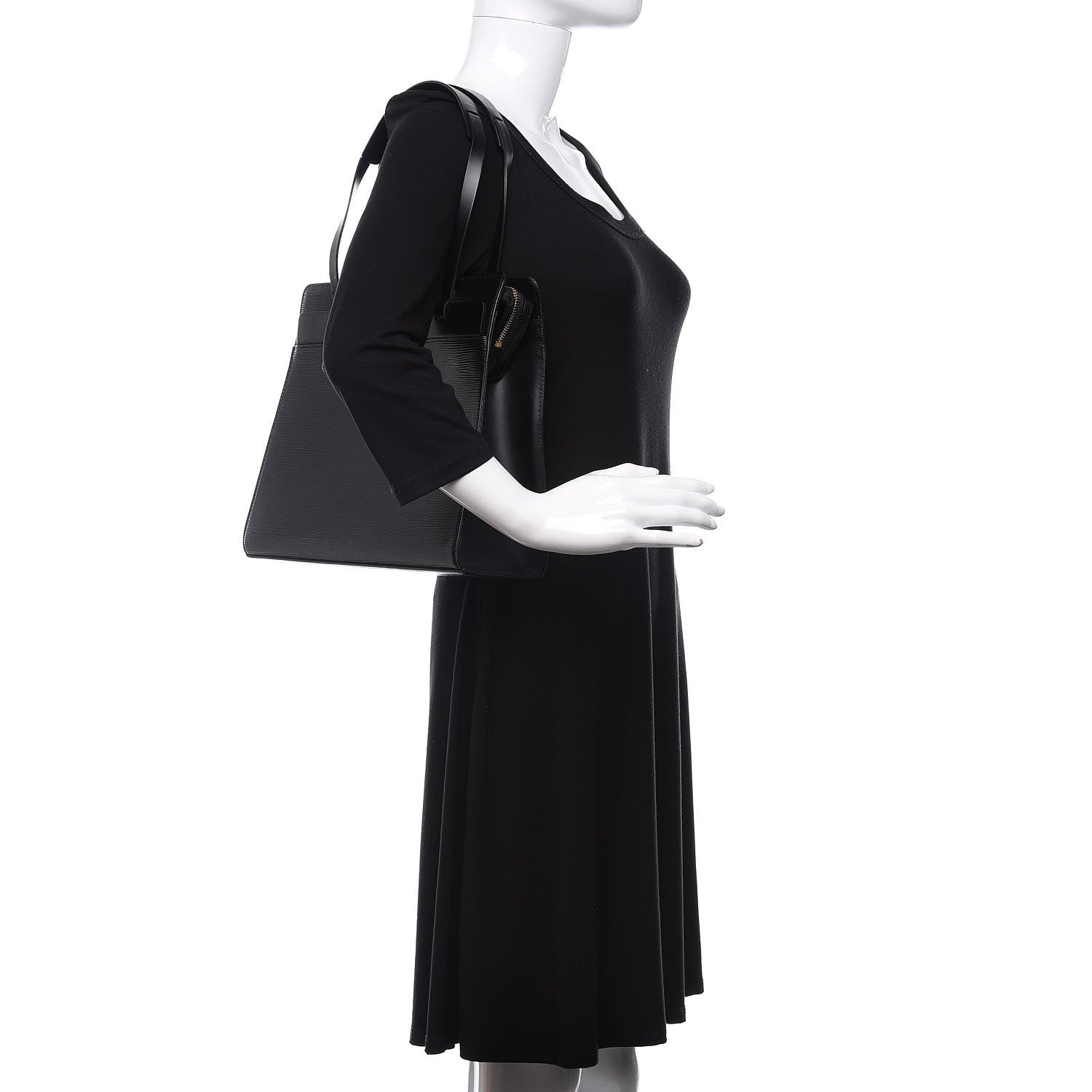 Louis Vuitton Epi Croisette PM Black 2 of 11