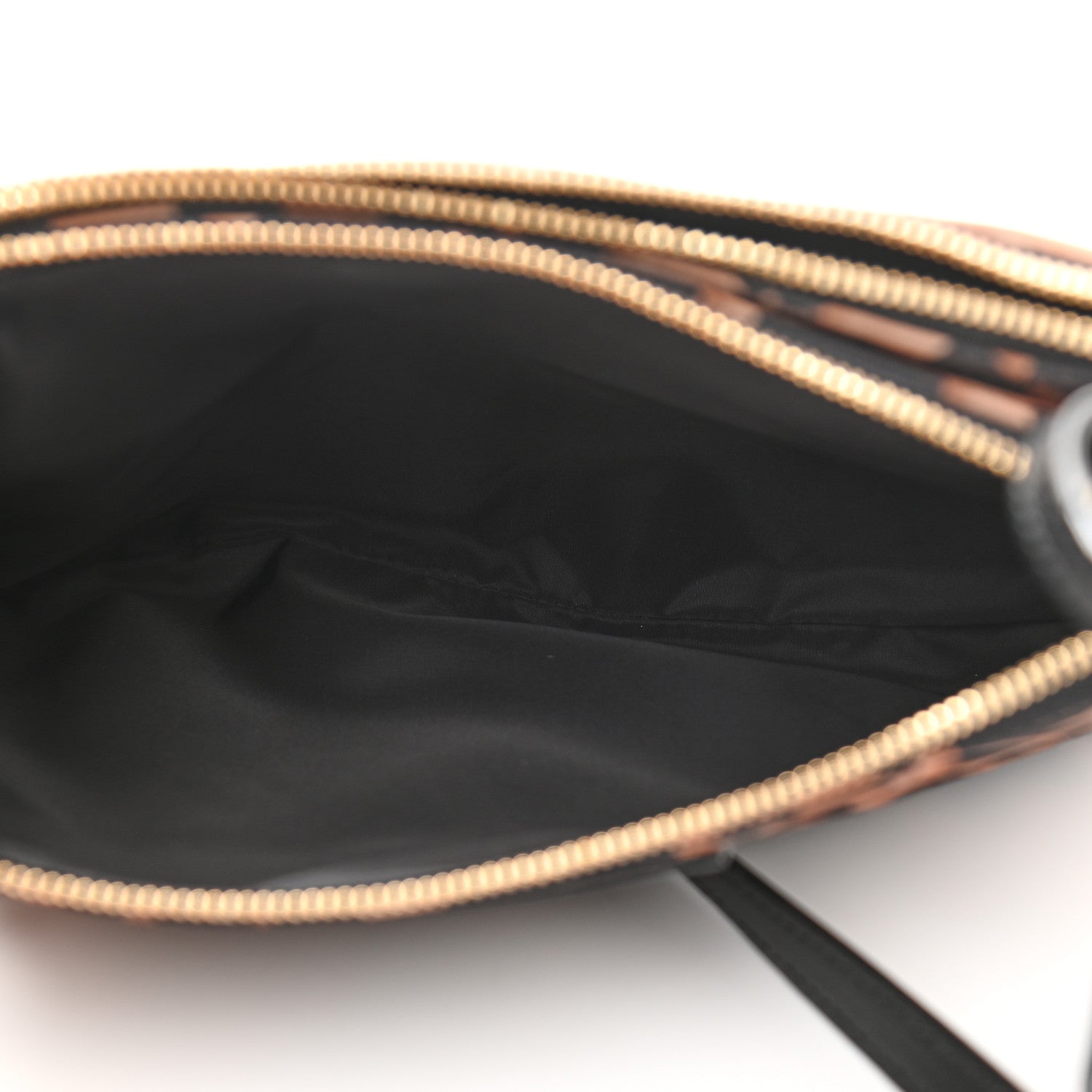 Jimmy Choo Nylon Leopard Print Candice Crossbody Black 6 of 13