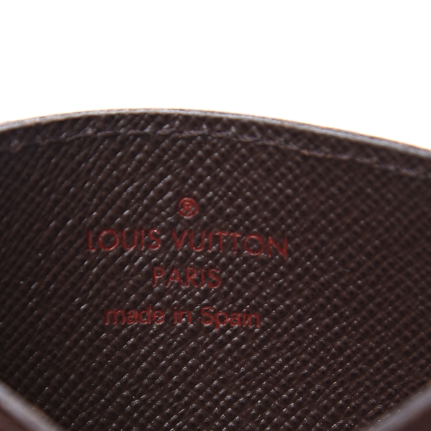Damier Ebene Card Holder