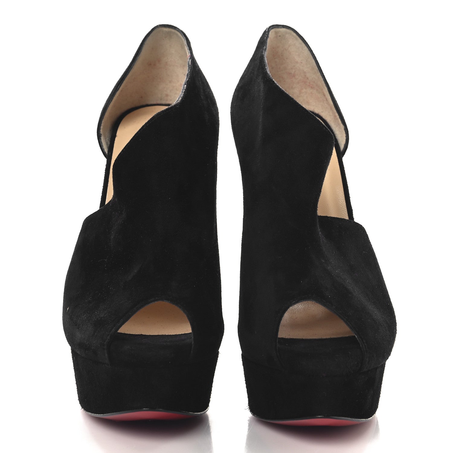 Christian Louboutin Veau Velours Verita 150 Pumps 37.5 Black 3 of 8