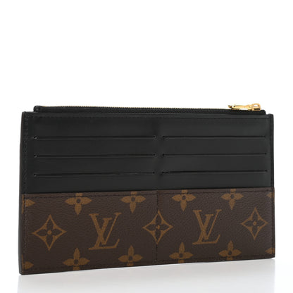 Louis Vuitton Monogram Slim Purse Black 3 of 9
