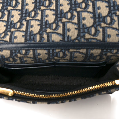 Christian Dior Oblique 30 Montaigne 2-In-1 Pouch Blue 5 of 10