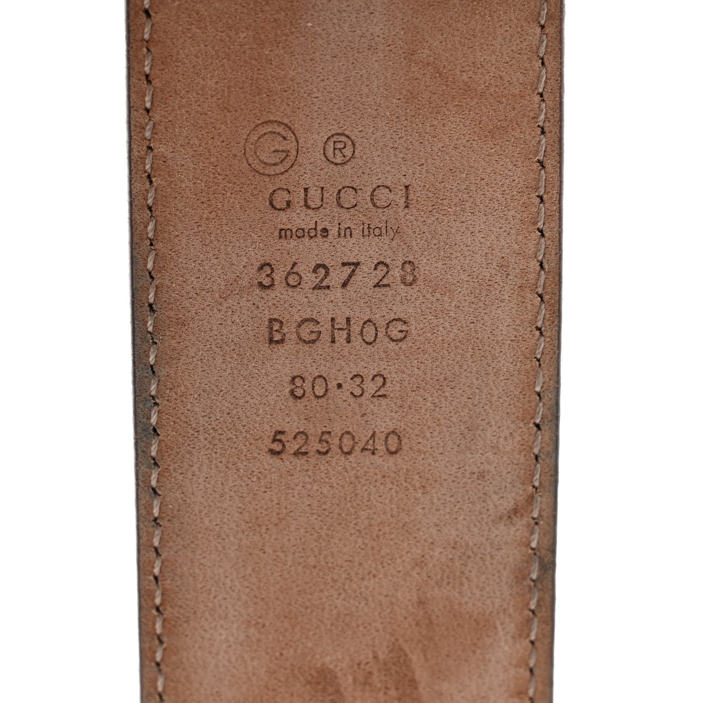 Calfskin 1973 Belt 80 32 Camelia