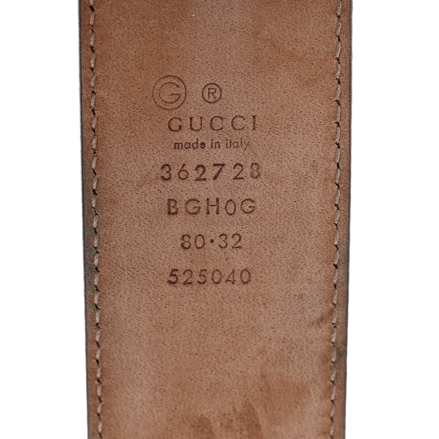 Gucci Calfskin 1973 Belt 80 32 Camelia 3 of 6