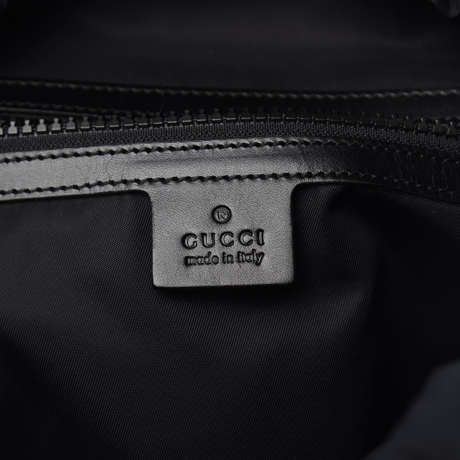 Gucci Velvet GG Monogram Web Medium Double Buckle Backpack Blue Beige Black 5 of 9