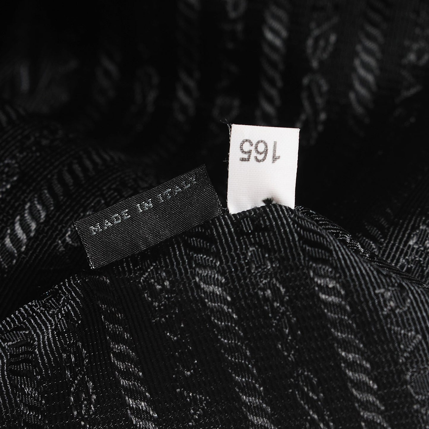 Tessuto Nylon Saffiano Flat Messenger Bag Black