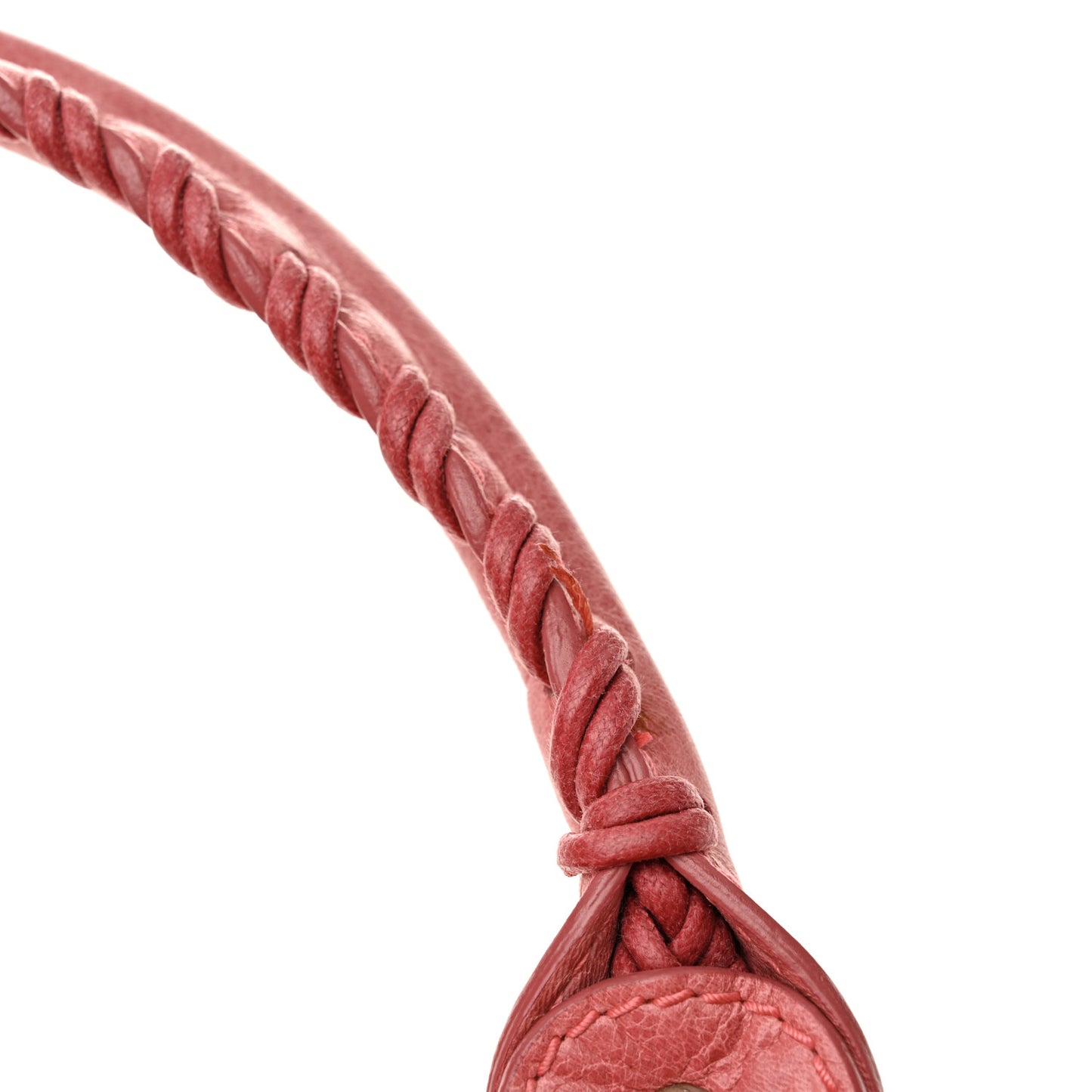Agneau Giant 21 Silver Hardware Pompon Framboise