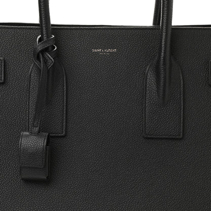 Saint Laurent Grained Calfskin Large Sac De Jour Carryall Black 9 of 12
