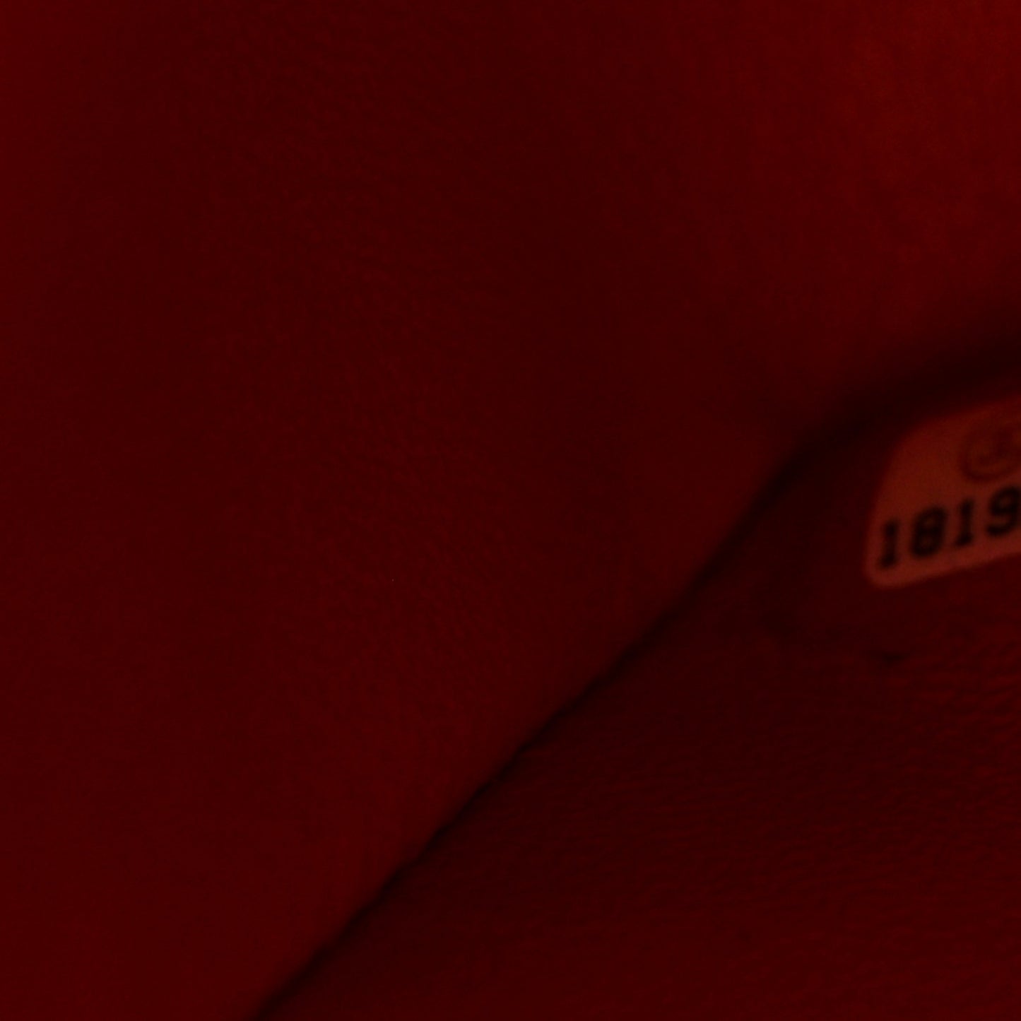 Lambskin Quilted Jumbo Double Flap Red