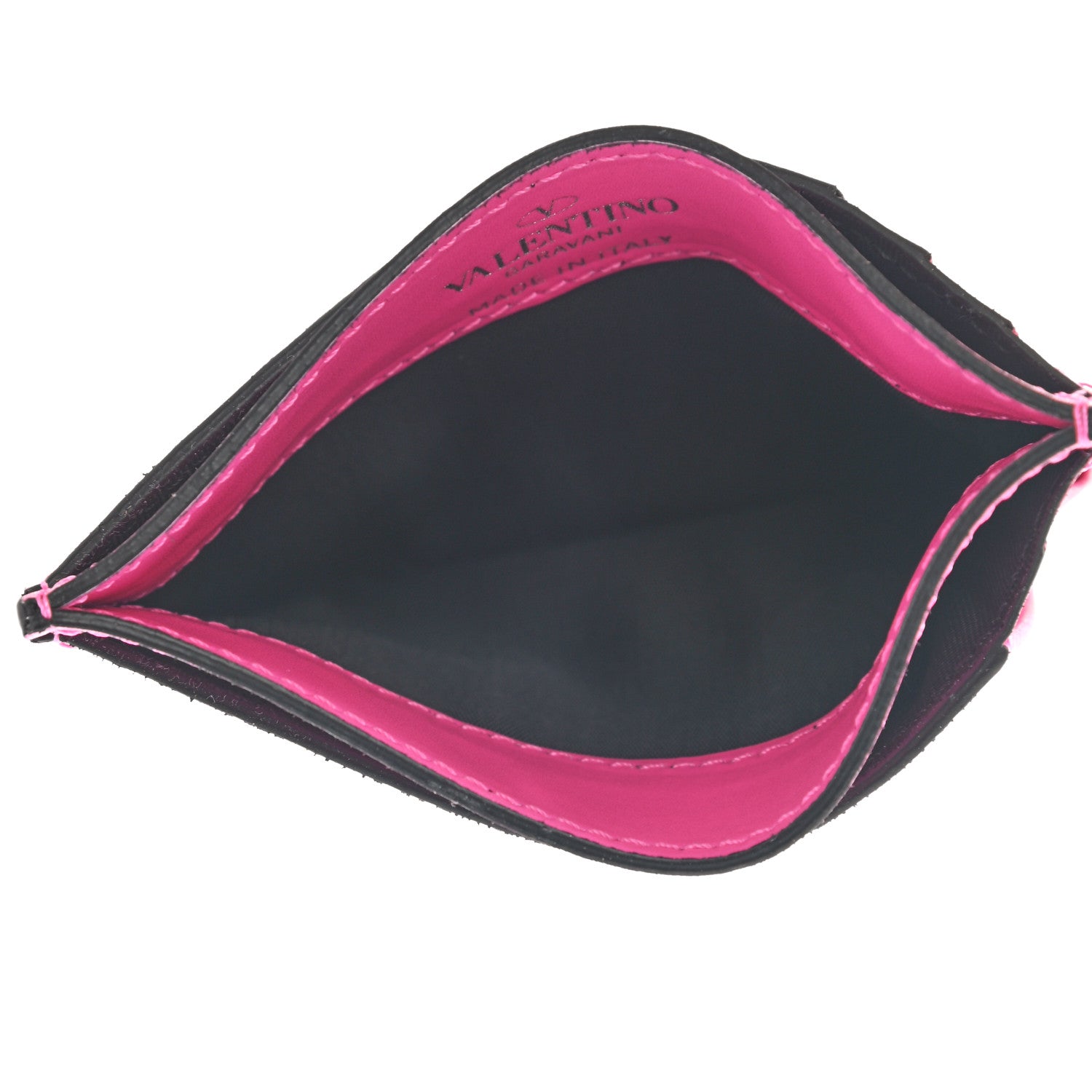 Valentino Garavani Calfskin VLTN Card Holder Pink 5 of 7
