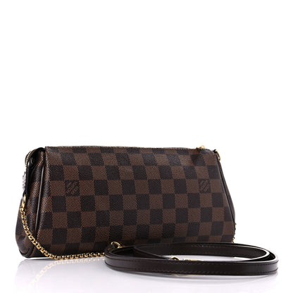 Louis Vuitton Damier Ebene Eva Clutch 3 of 13