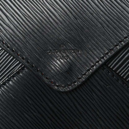 Louis Vuitton Epi Envelope Pouch Black 6 of 9