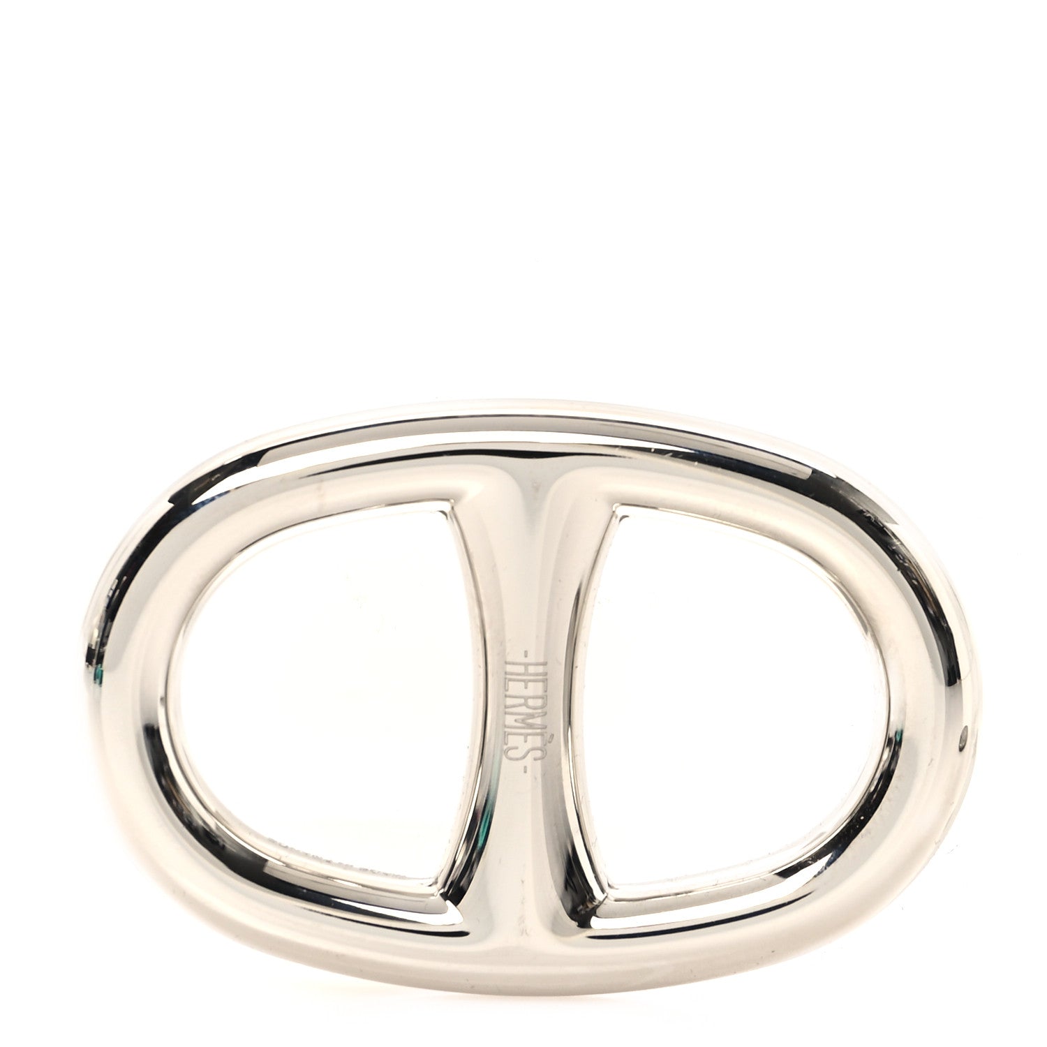 Hermes Palladium Chaine D'Ancre Scarf Ring 3 of 5