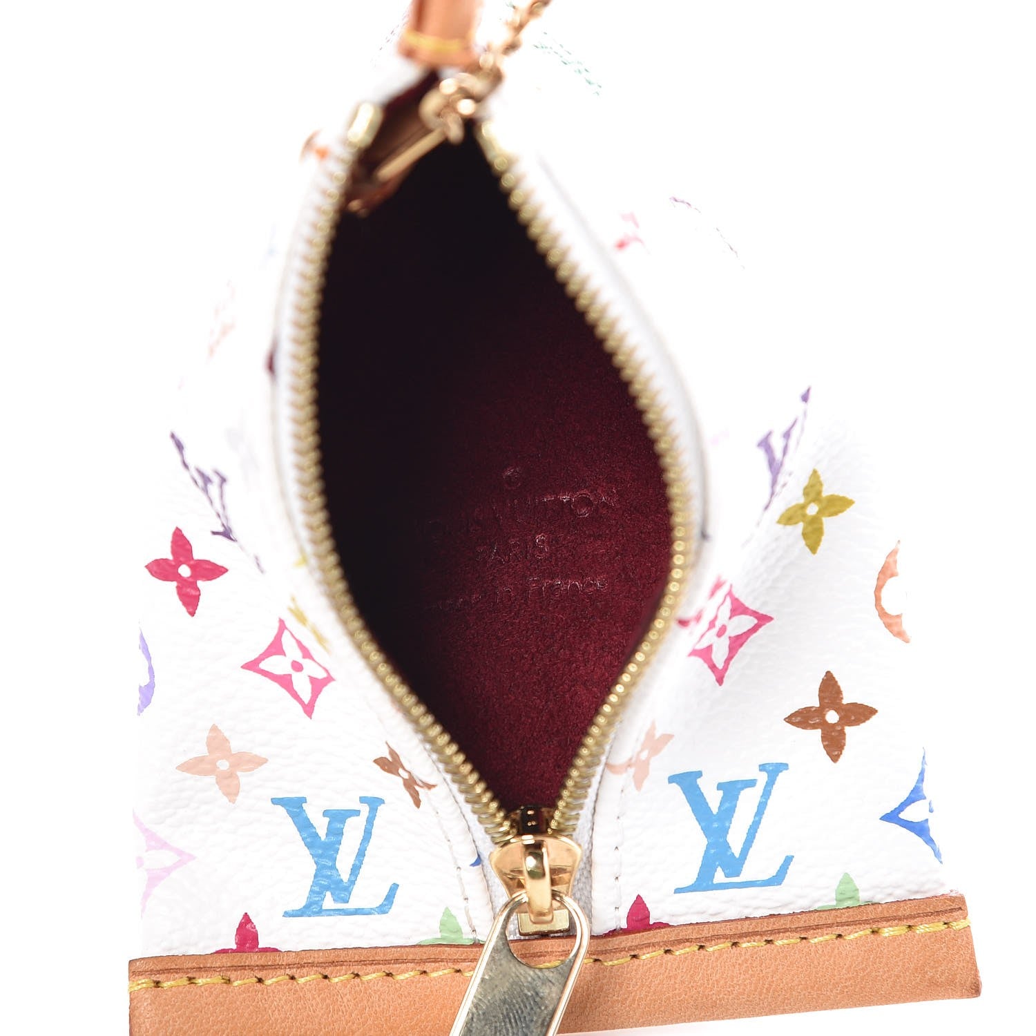 Louis Vuitton Monogram Multicolor Berlingot Coin Purse White 6 of 6