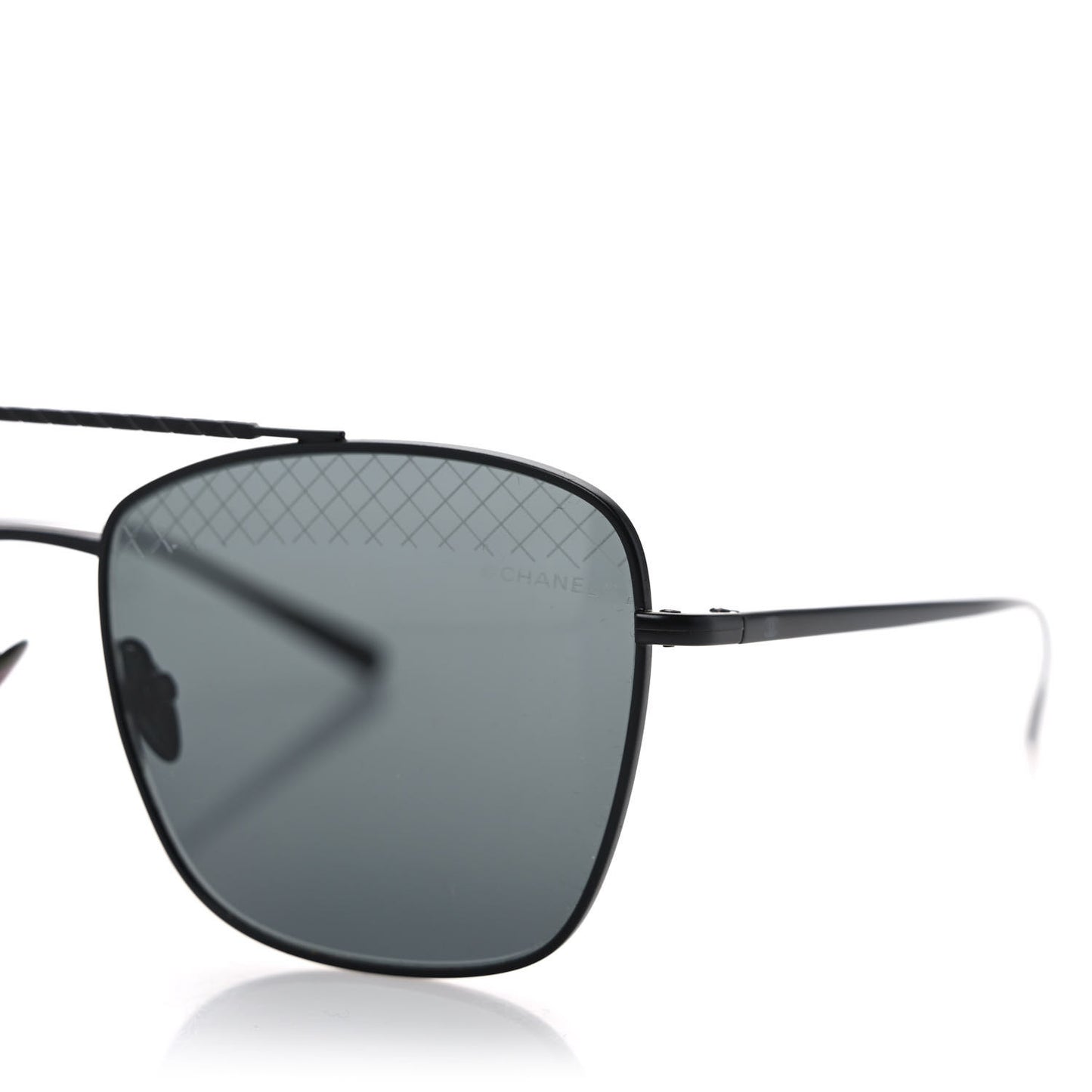 Metal Pilot Sunglasses 4256 Black