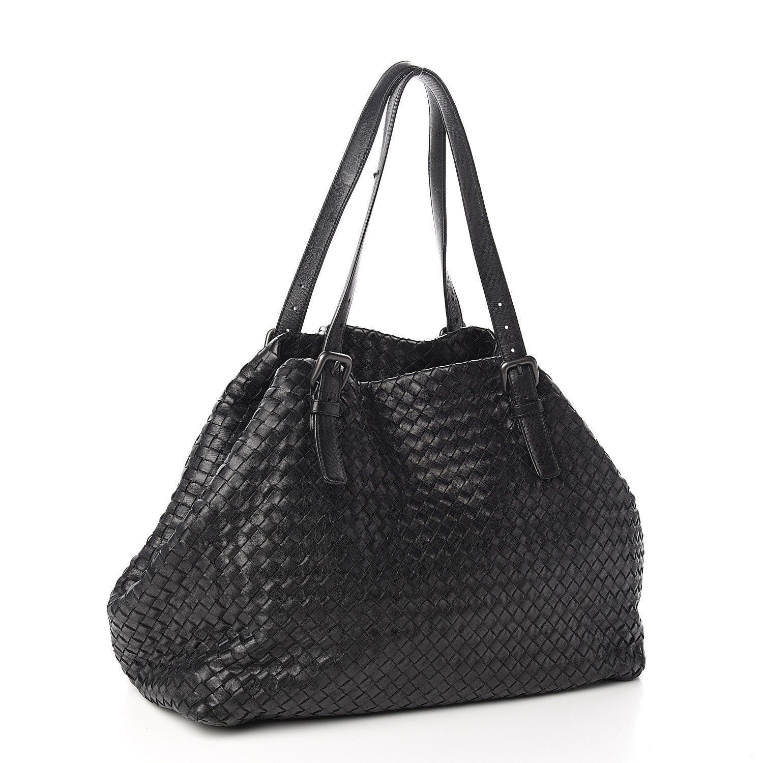 Bottega Veneta Nappa Intrecciato Large Seamless Tote Black 2 of 9
