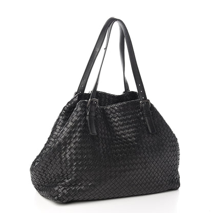 Bottega Veneta Nappa Intrecciato Large Seamless Tote Black 2 of 9