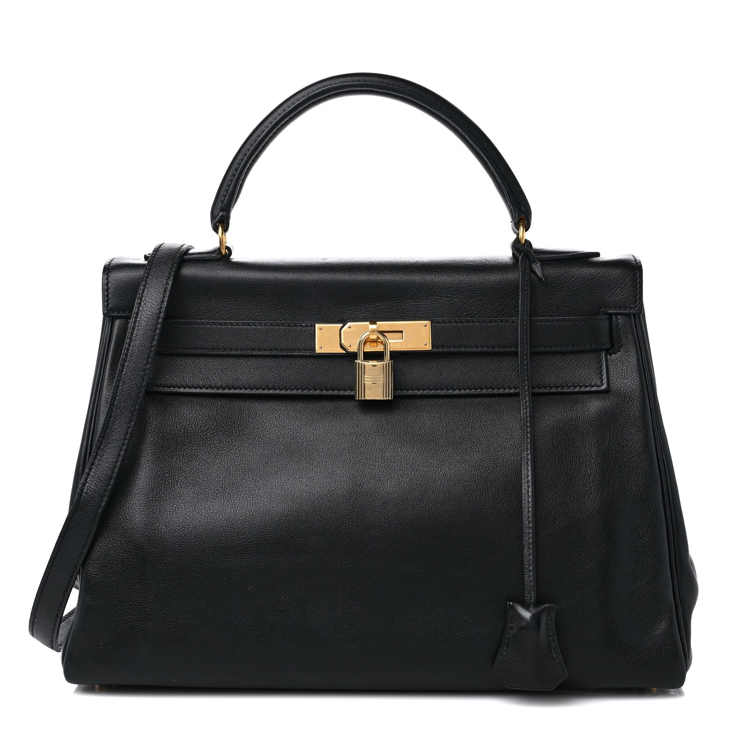 Hermes Gulliver Kelly Retourne 32 Black 1 of 15