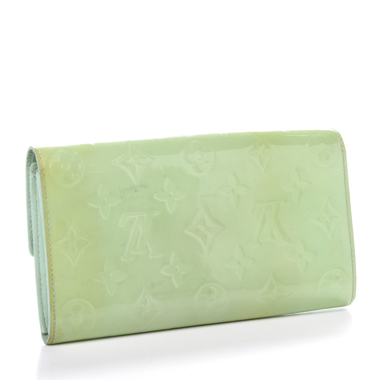 Louis Vuitton Vernis Sarah Wallet Peppermint 3 of 15