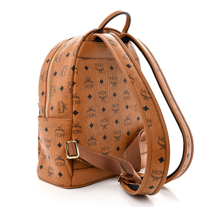 MCM Visetos Year Of The Mouse Small Stark Backpack Cognac 3 of 11