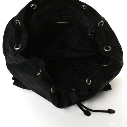Prada Nylon Vela Medium Backpack Black 4 of 22