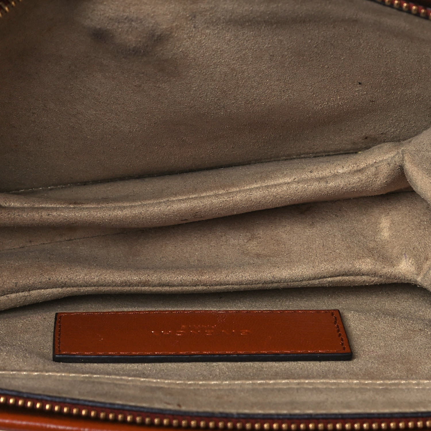 Givenchy Goatskin Suede Cross 3 Crossbody Bag Chestnut 5 of 19