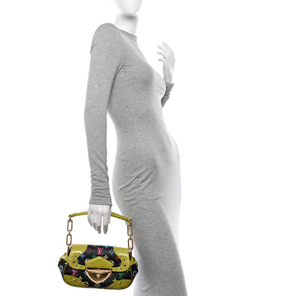 Louis Vuitton Monogram Multicolor Alligator Marilyn Black 2 of 12