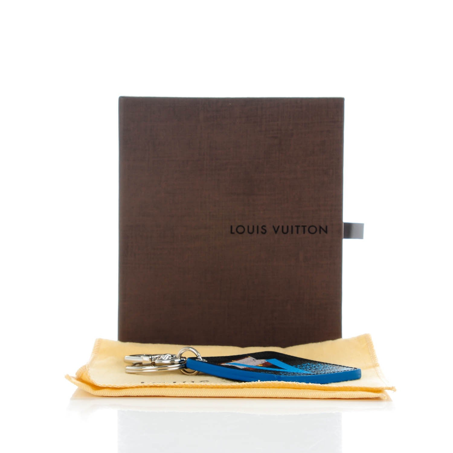 Louis Vuitton Damier Graphite Illustre V Key Holder Blue 4 of 5