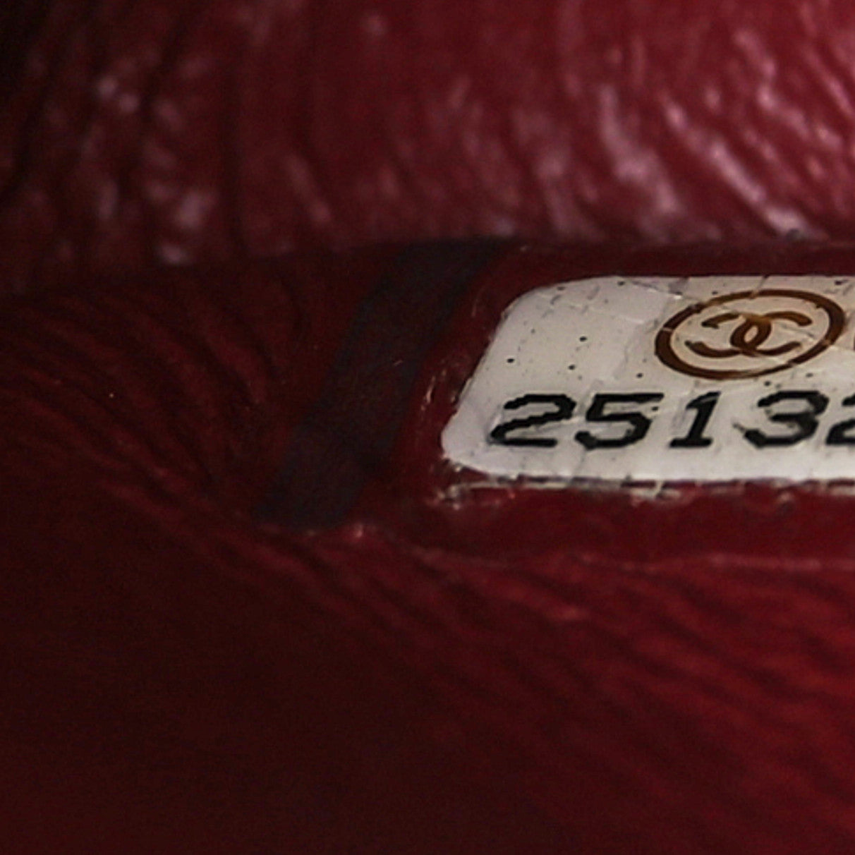 Iridescent Caviar Quilted Jumbo Double Flap Burgundy