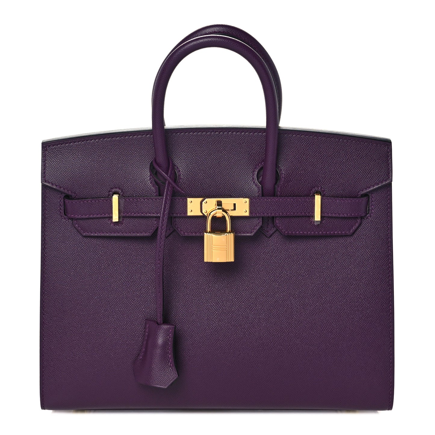 Madame Calfskin Birkin Sellier 25 Cassis