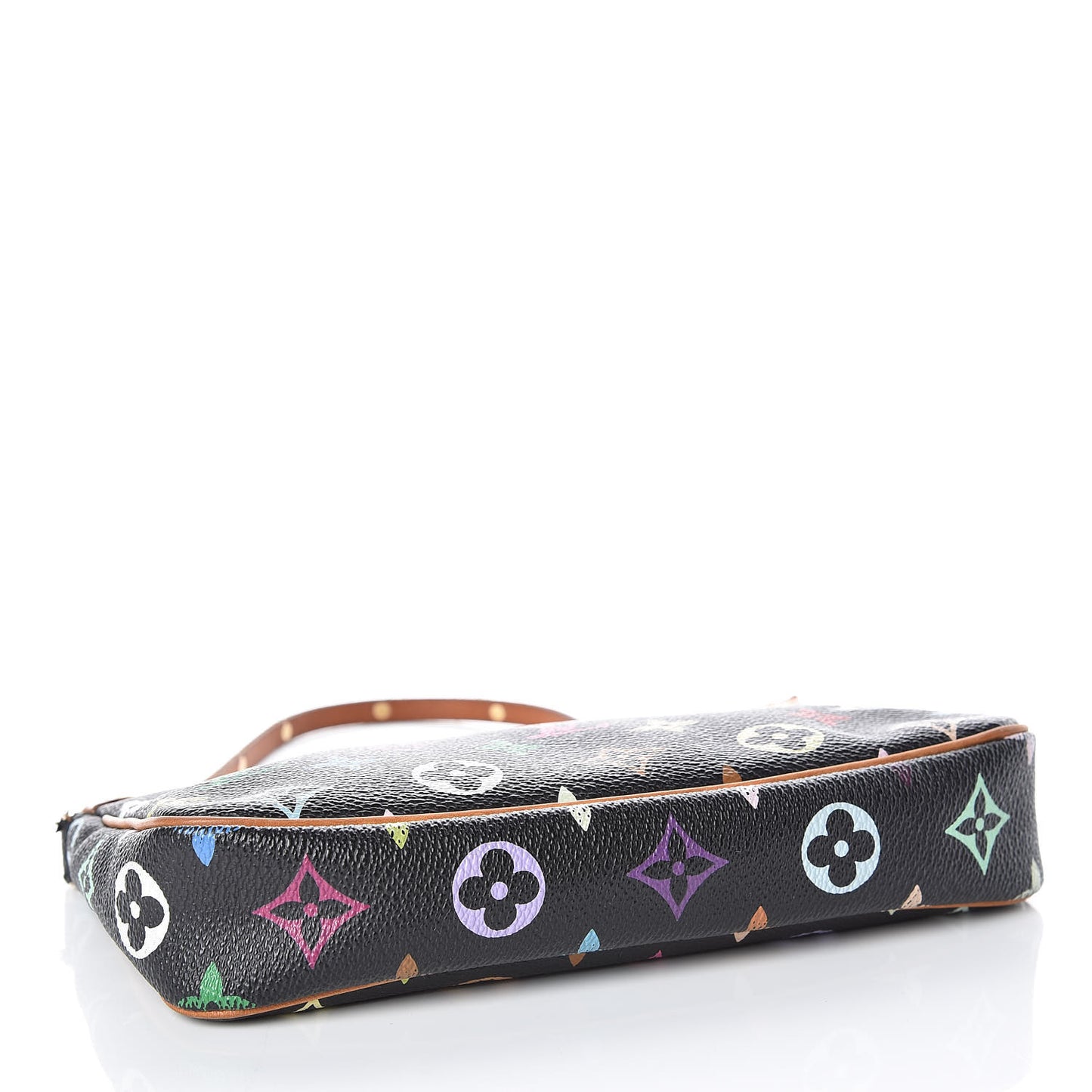 Monogram Multicolor Pochette Accessories Black