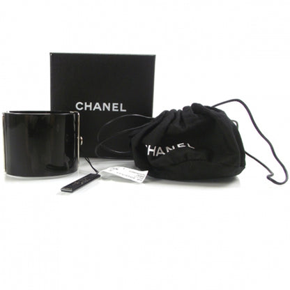 Chanel Black CC Crystal Cuff 3 of 6