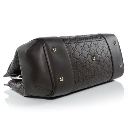 Gucci Guccissima Medium Mayfair Tote Dark Brown 4 of 8