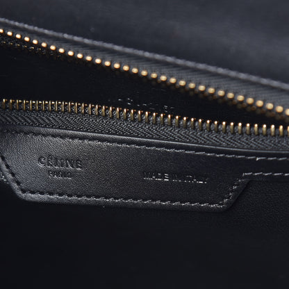 Celine Baby Grained Calfskin Nubuck Micro Tri-Color Luggage Light Grey 6 of 9