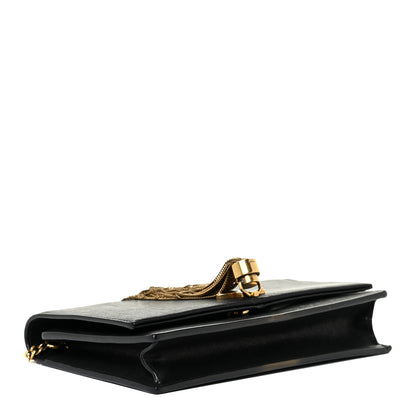 Saint Laurent Smooth Calfskin Classic Monogram Kate Heart Tassel Heart Chain Wallet Black 4 of 22