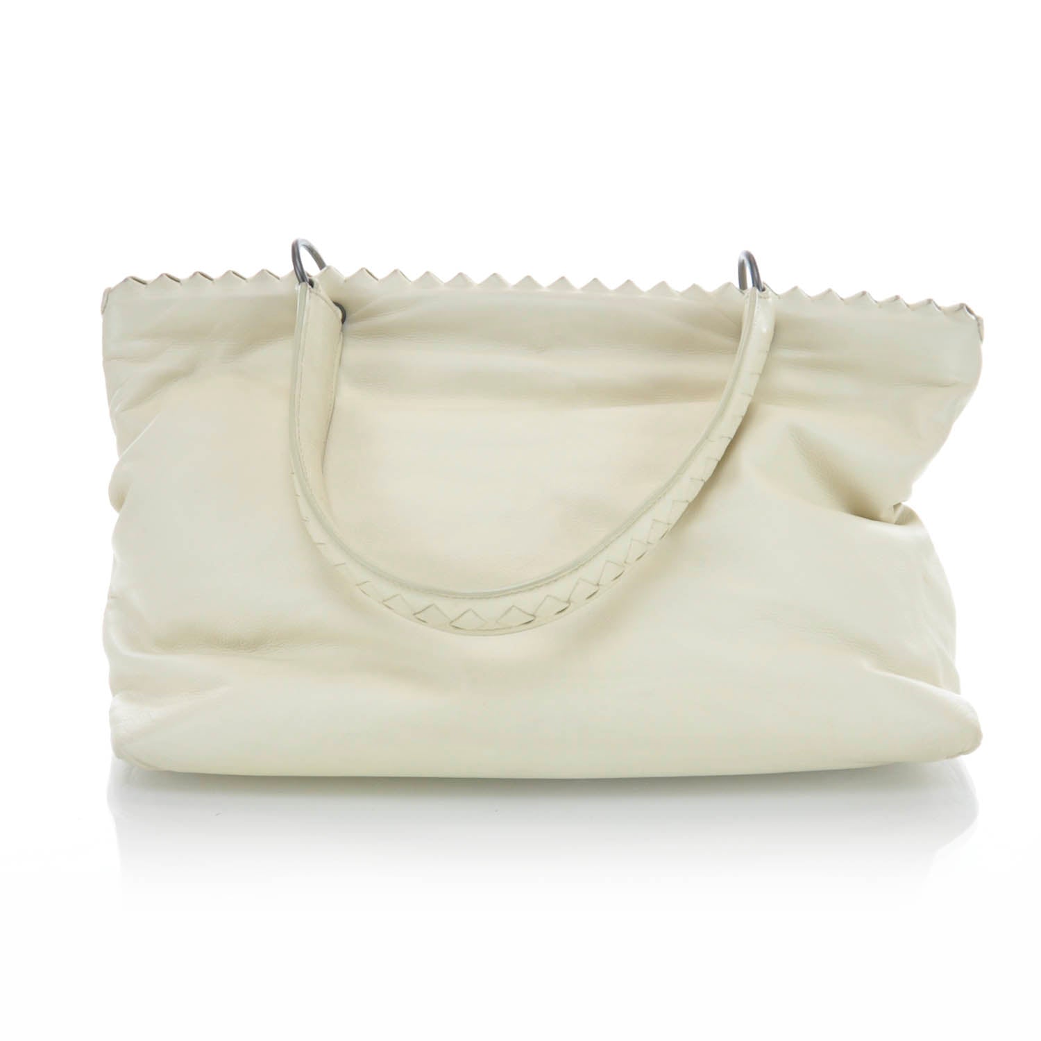 Bottega Veneta Leather Plume Intrecciato Tote 3 of 9