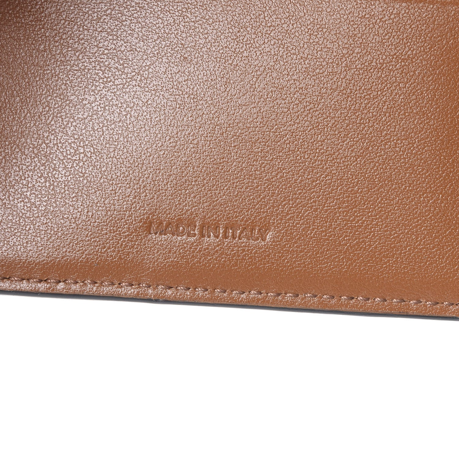 Celine Canvas Triomphe Folded Compact Wallet Tan 7 of 10