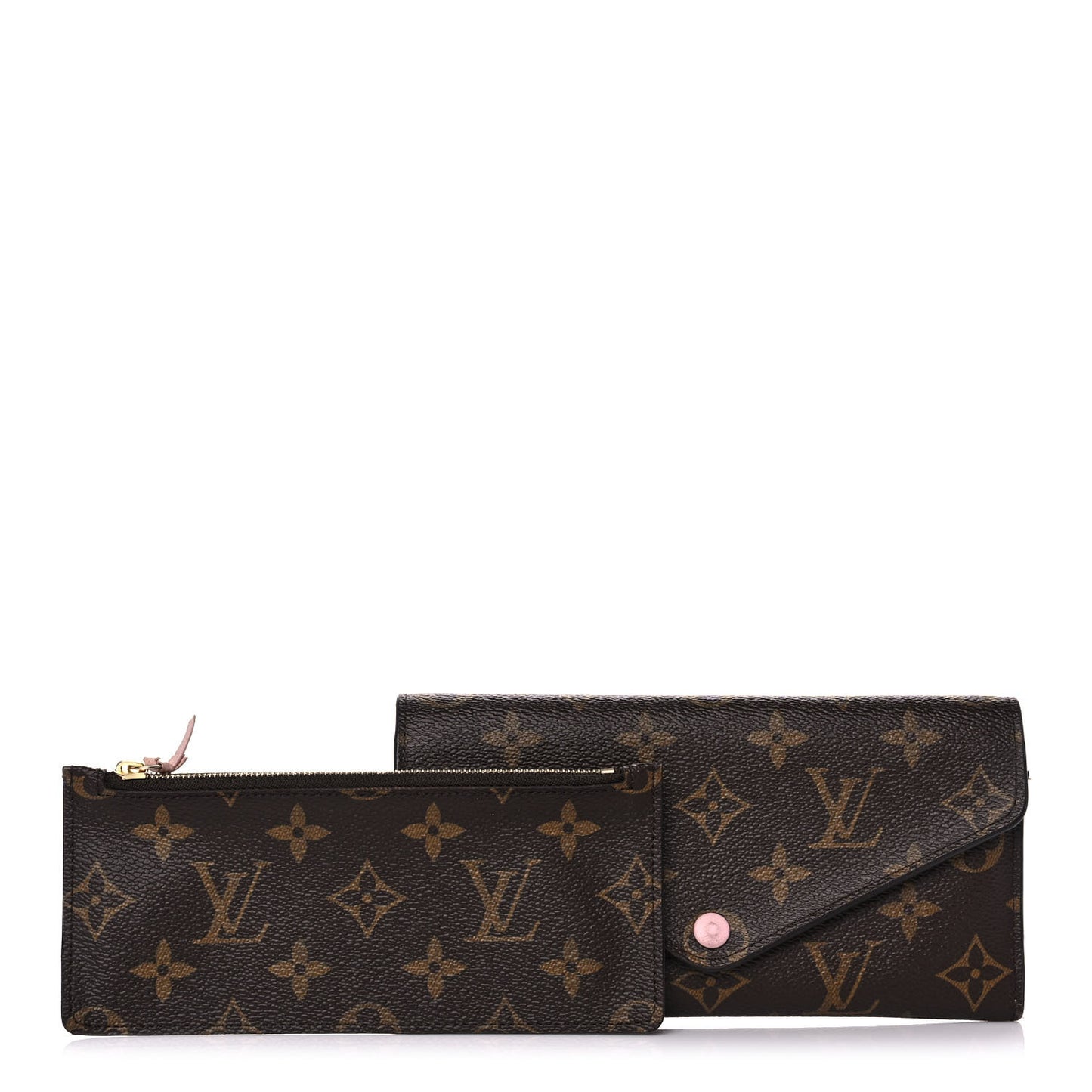 Monogram Josephine Wallet Rose Ballerine