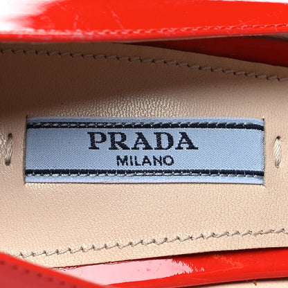 Prada Vernice Peep Toe 95mm Pumps 39 Lacca 7 of 10