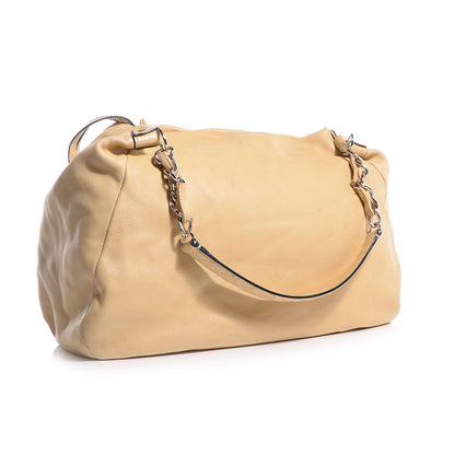 Chanel Lambskin Edgy Large Hobo Beige 3 of 8