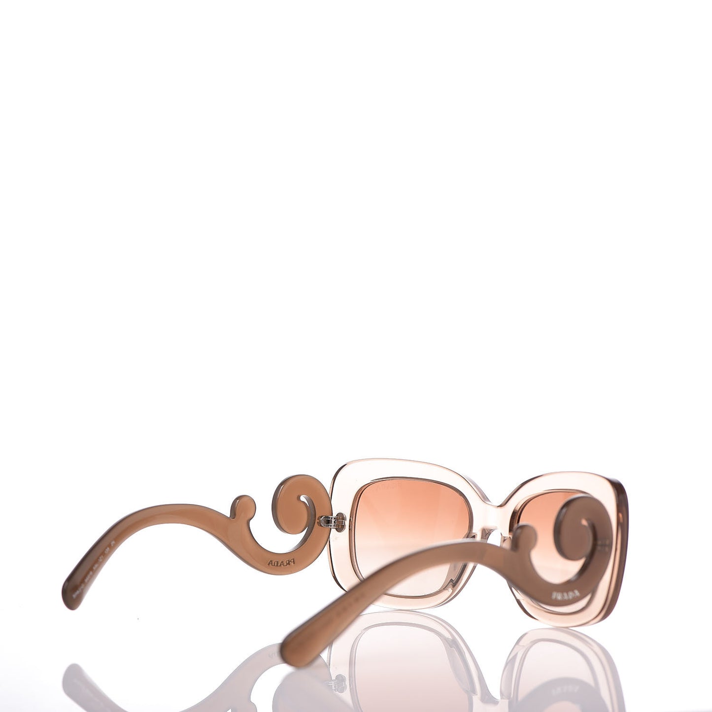 Acetate Baroque Sunglasses SPR 27O Beige