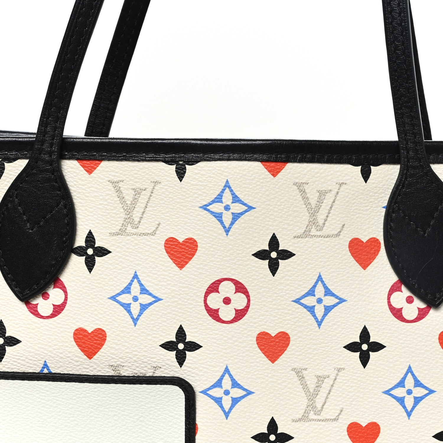 Louis Vuitton Game On Neverfull MM   White 8 of 11