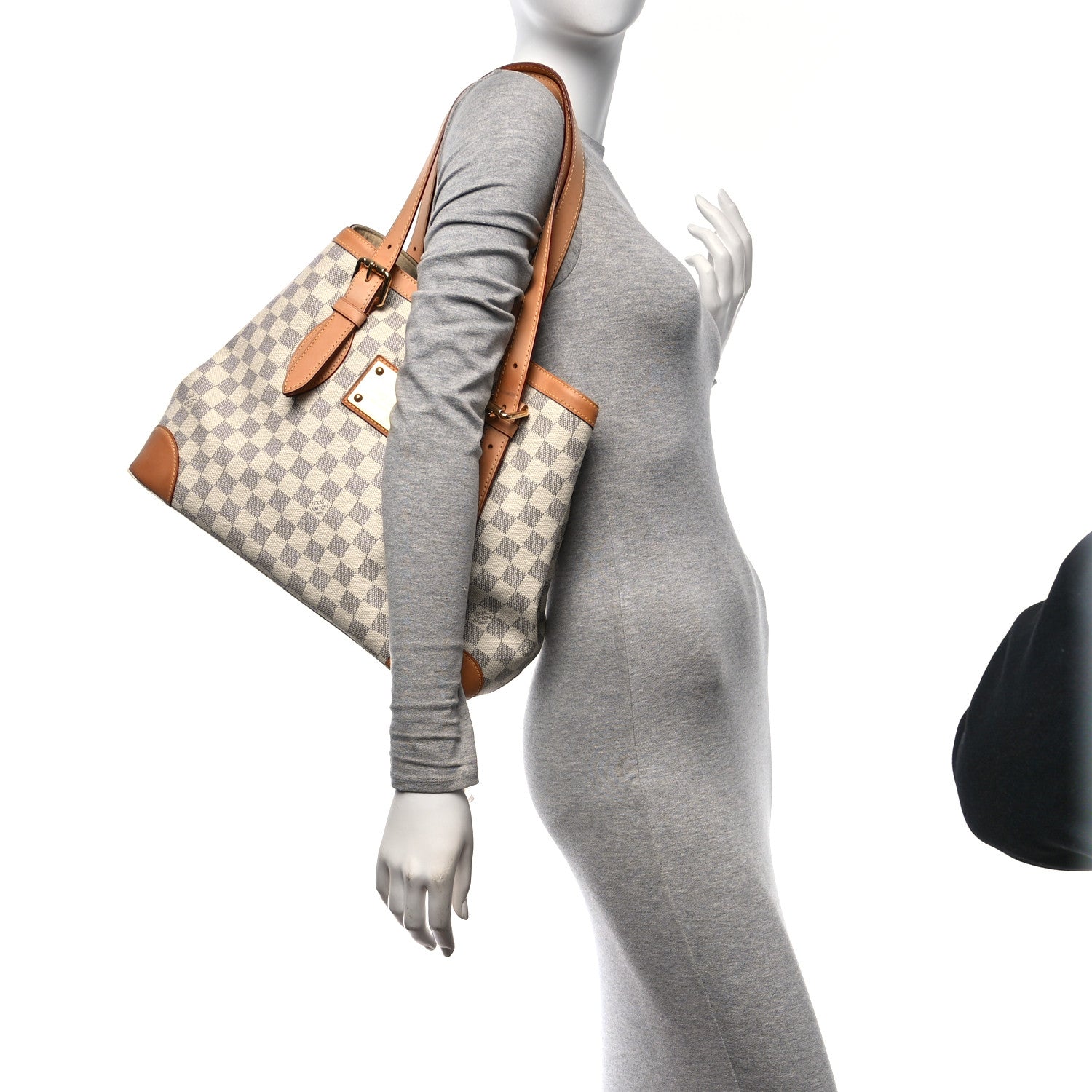 Chanel Calfskin Chevron Gabrielle Flap Off White 4 of 9