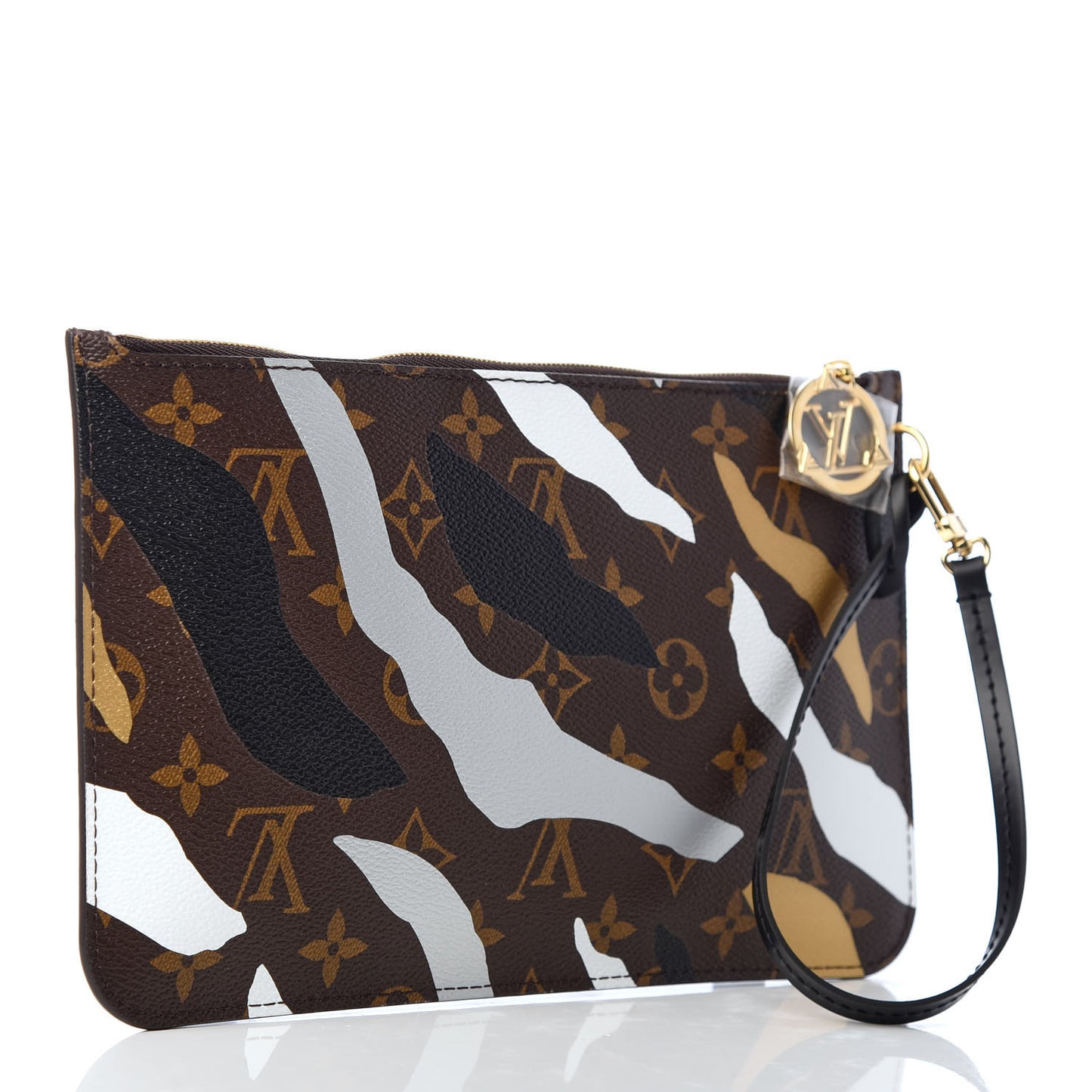 X LOL Monogram Neverfull MM GM Pochette Gold Silver