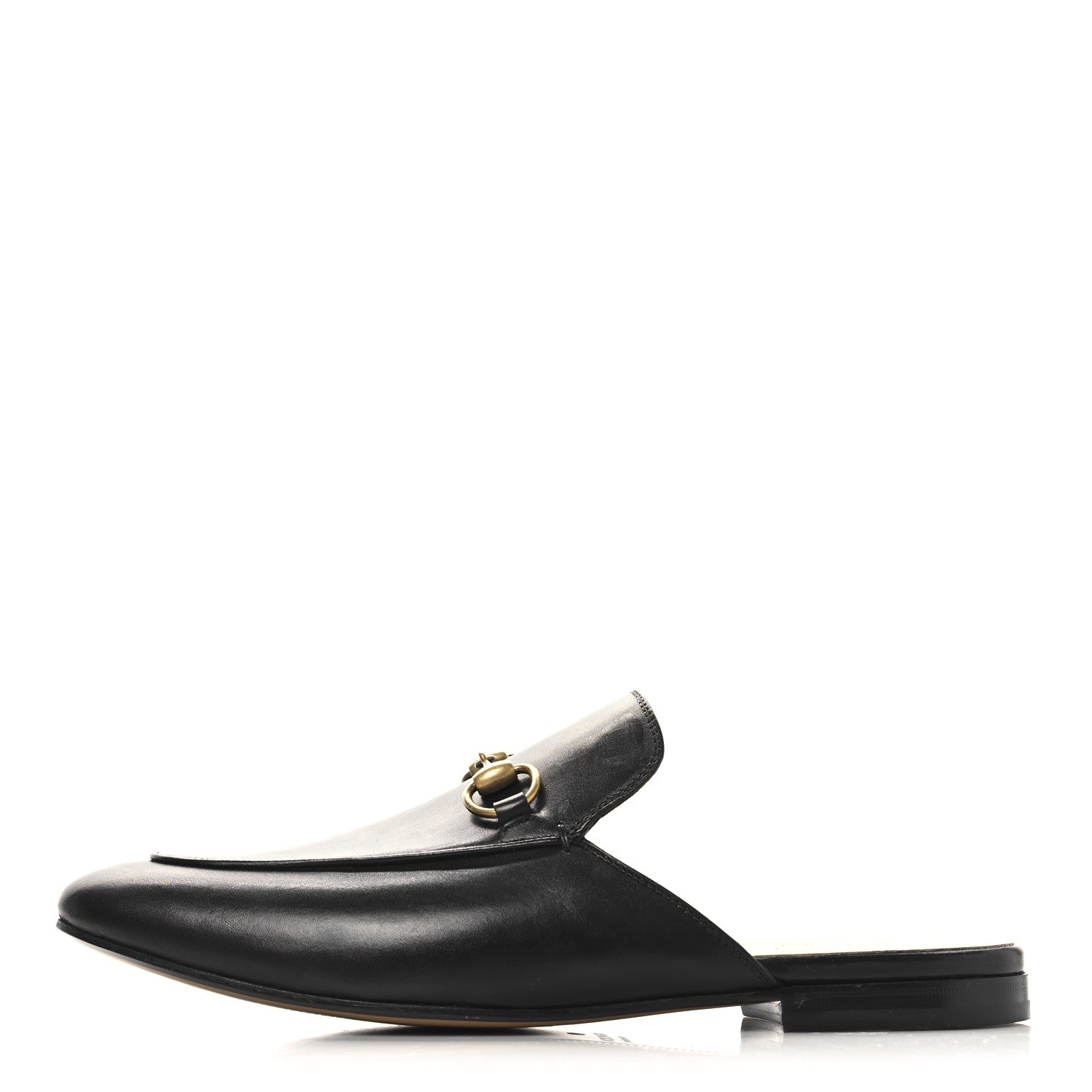Gucci Calfskin Mens Princetown Slippers 8.5 Black 1 of 9