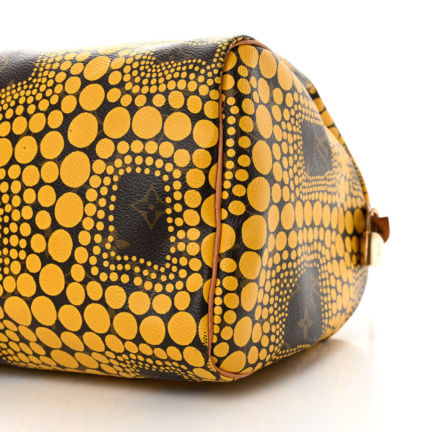 Monogram Kusama Town Speedy 30 Yellow