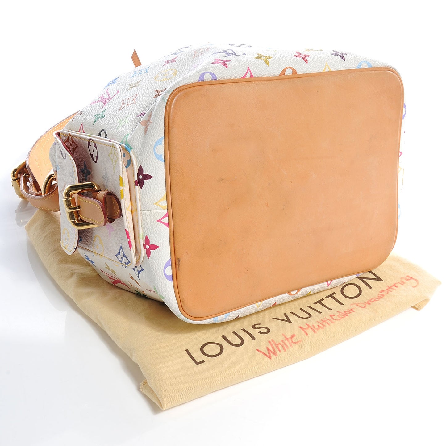 Monogram Multicolor Petit Noe White