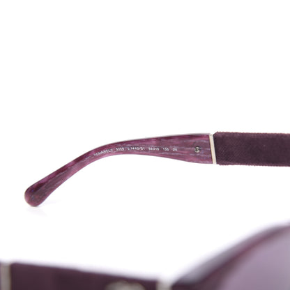 Chanel Acetate Velvet CC Sunglasses 5259 Violet 5 of 6