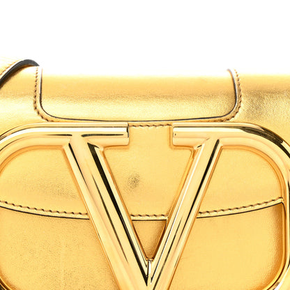 Valentino Garavani Metallic Nappa Small Supervee Crossbody Bag Gold 7 of 16