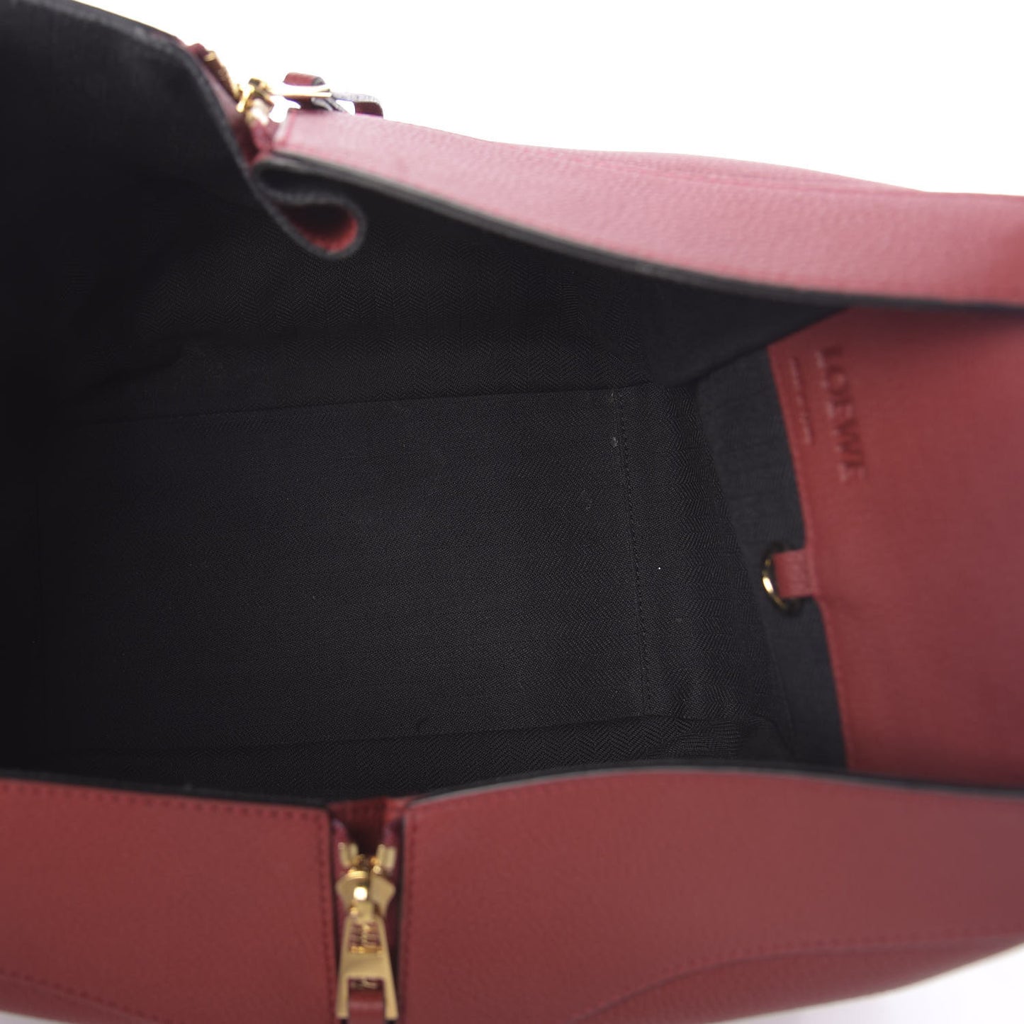 Calfskin Small Hammock Shoulder Bag Dark Red
